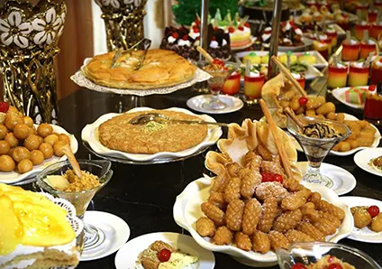 Healthy Dinner in Rawda Al Aqiq Hotel