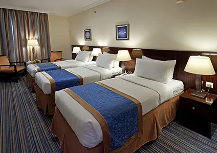 3 double Beds in Hotel Al Eiman Al Nour