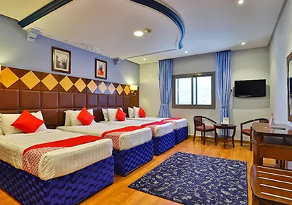 4 Single bed in the room