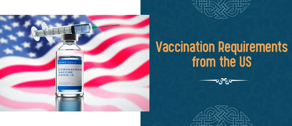 Vaccination requirements for Umrah visa from the US including Meningococcal ACWY, polio, and yellow fever certificates for pilgrims